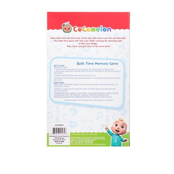 Cocomelon Bath Time Memory Game 11 Piece Set Learning Gift for Toddlers Babies - Picture 5 of 6